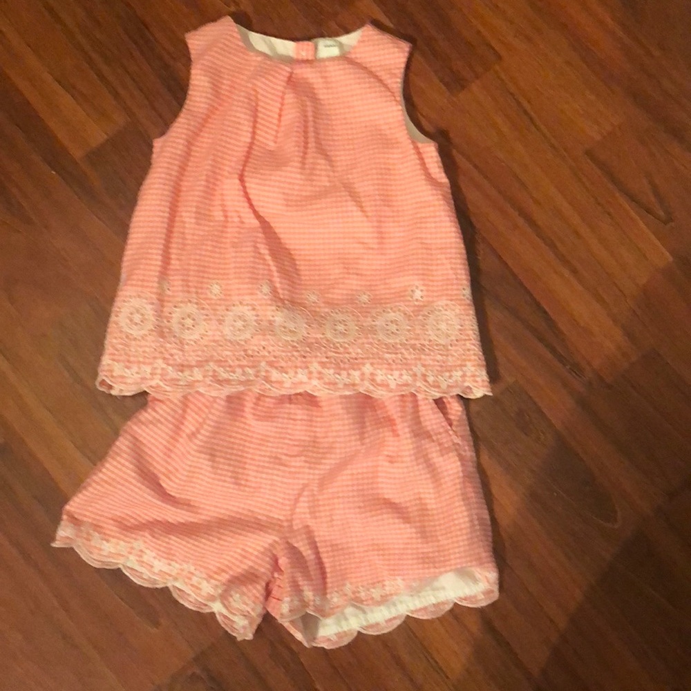 Little girls short set